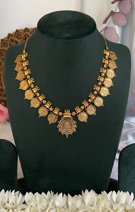Antique Lakshmi Coin Necklace