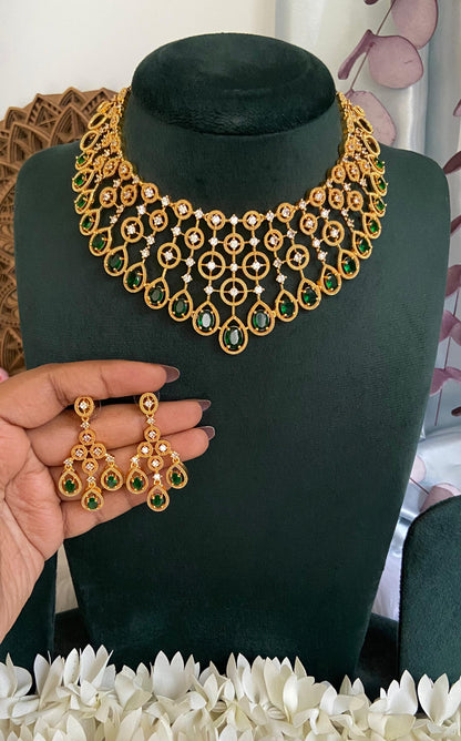 Emerald Royale Necklace Set