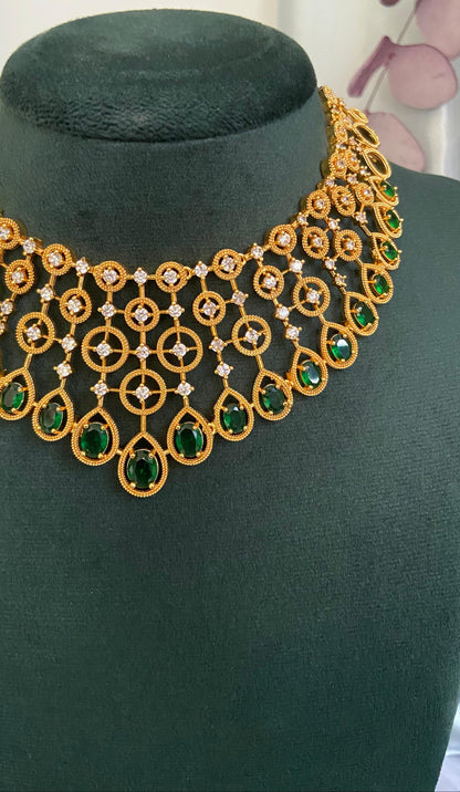 Emerald Royale Necklace Set
