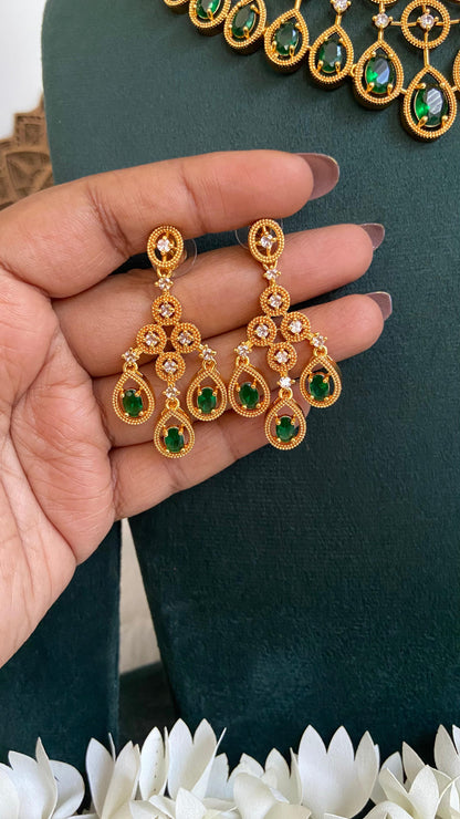 Emerald Royale Necklace Set