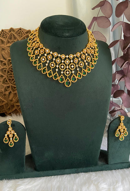 Emerald Royale Necklace Set