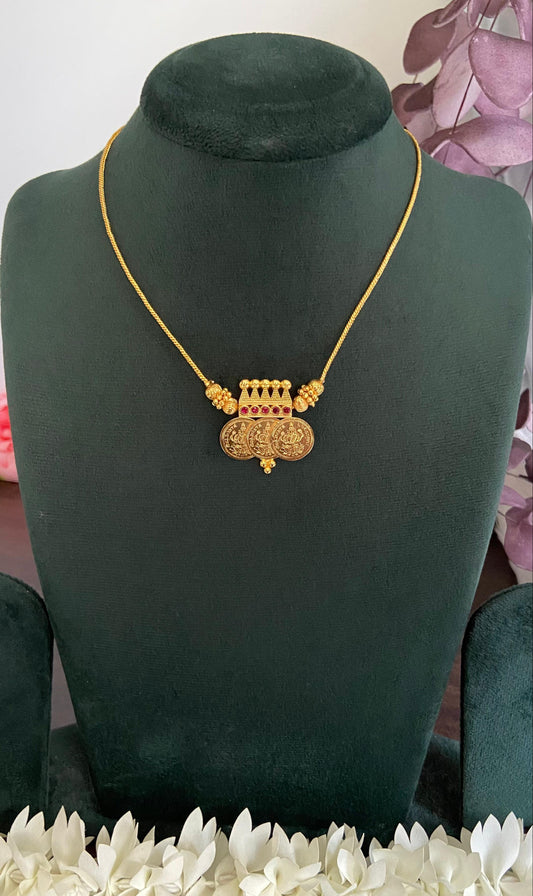 3 Coin Pendant Necklace