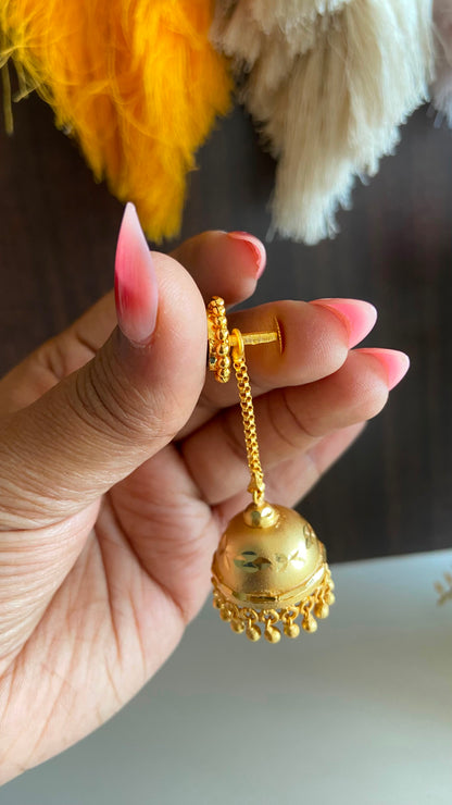 Green Palakka Long Drop Jumka
