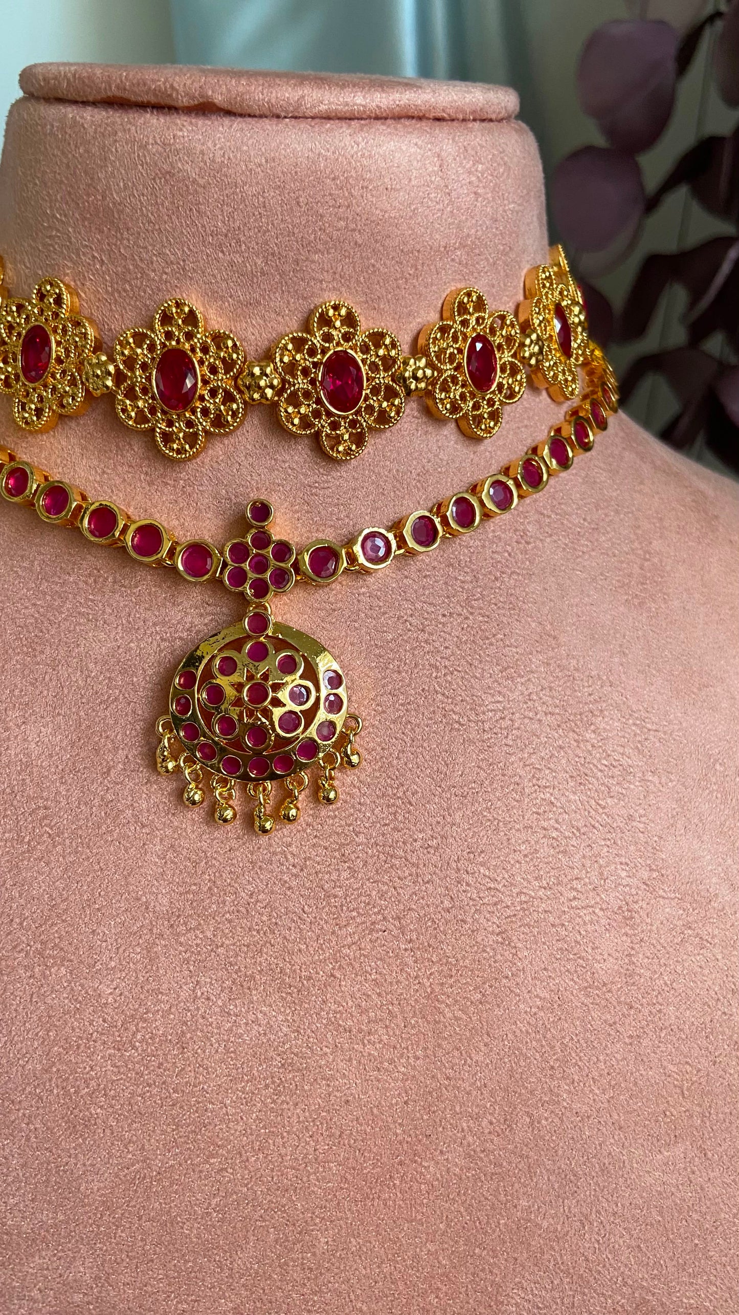 Charulatha Combo Necklace