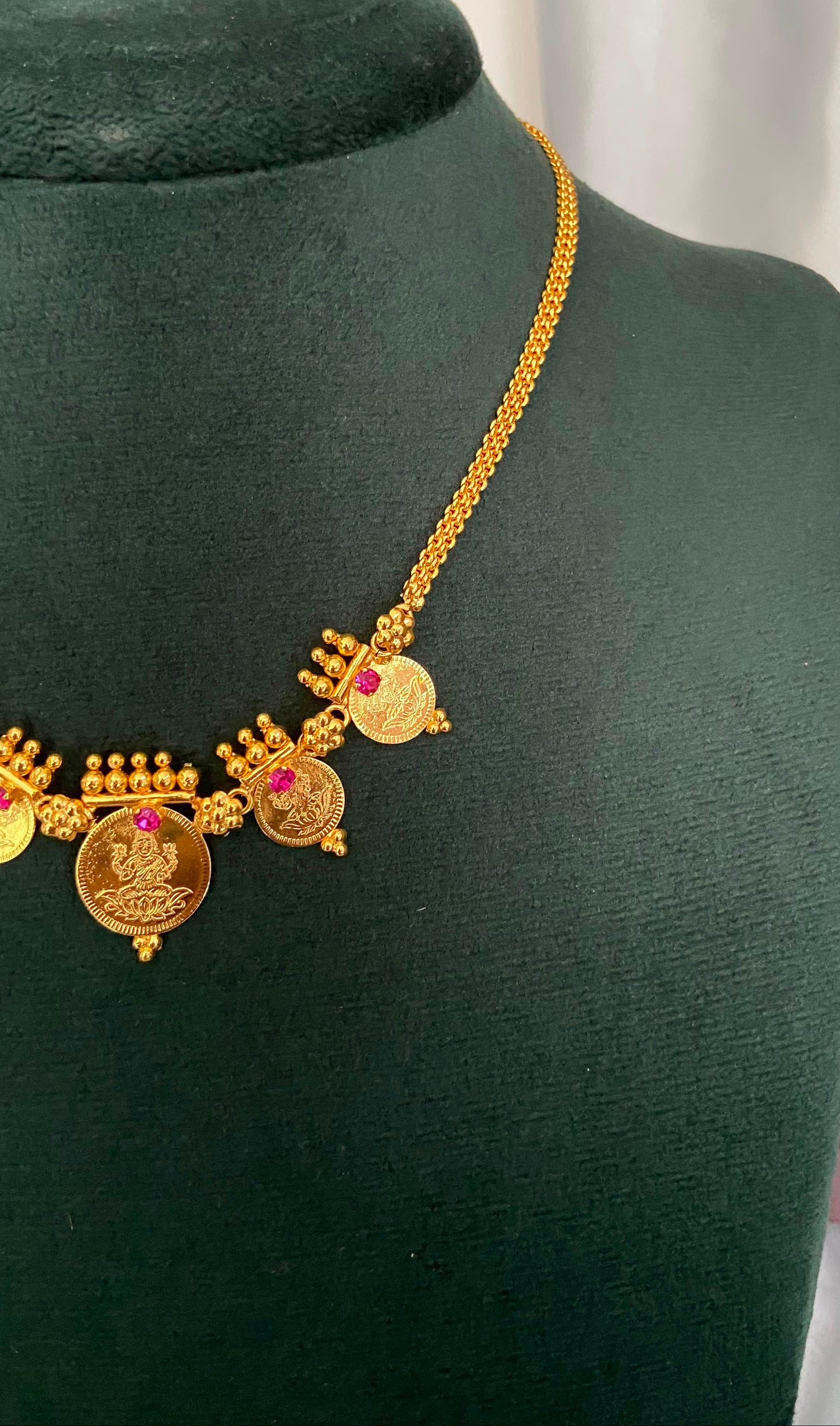 Ambika 5 Coin Necklace