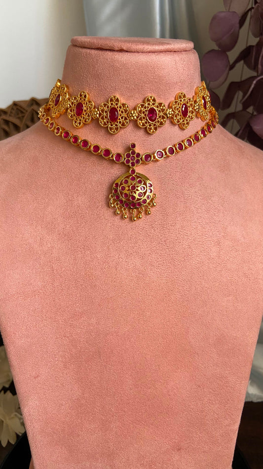 Charulatha Combo Necklace