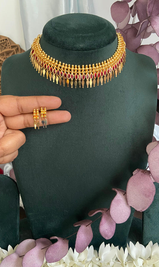 Tharuni Ruby Elakathali Set