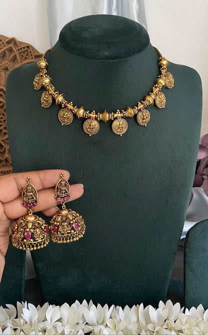 Bhama Antique Necklace Set