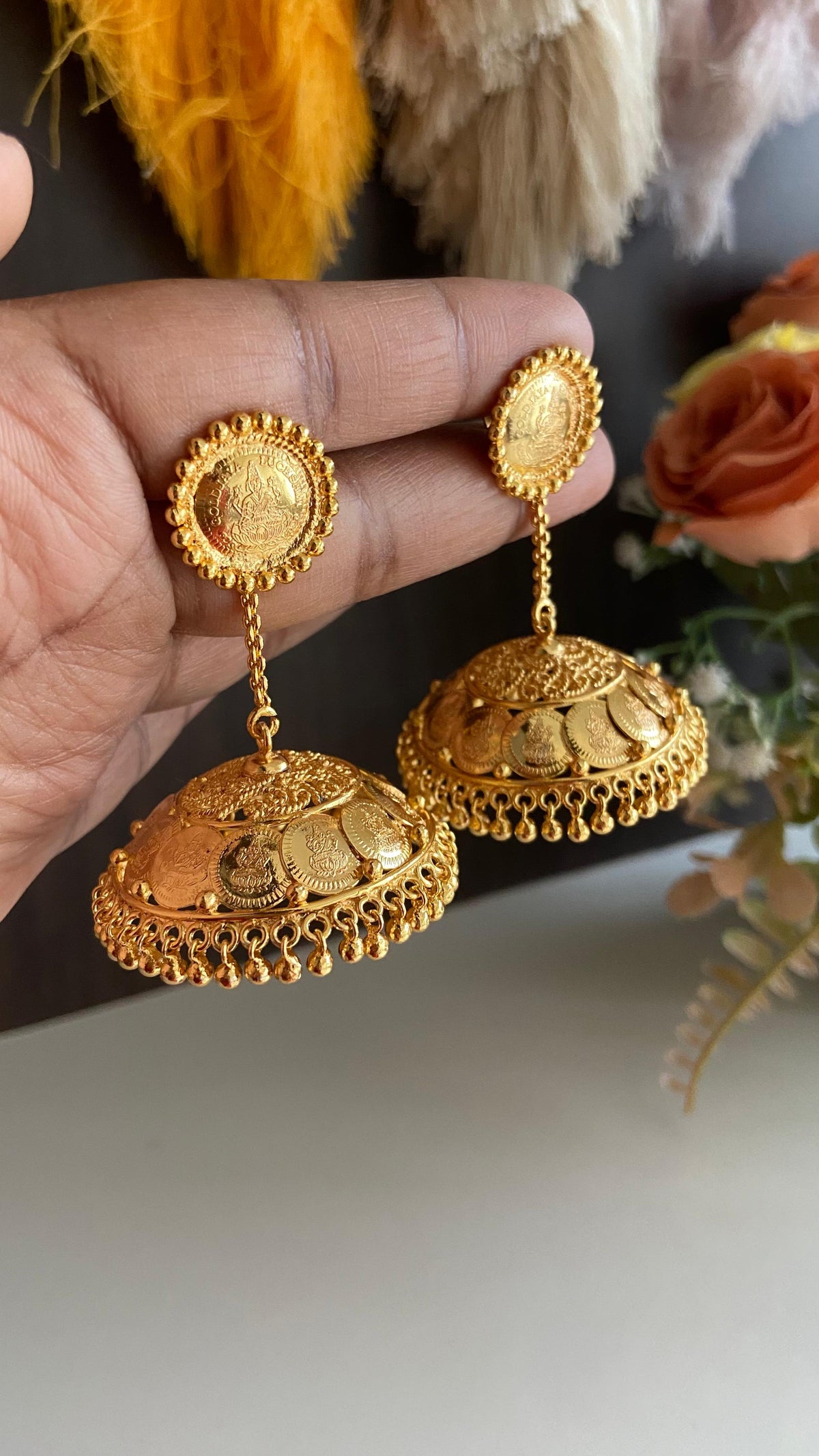 Dhwani Big Size Coin Jumka