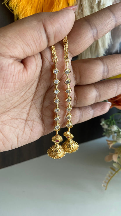 Mamitha Mini Earring With Chain