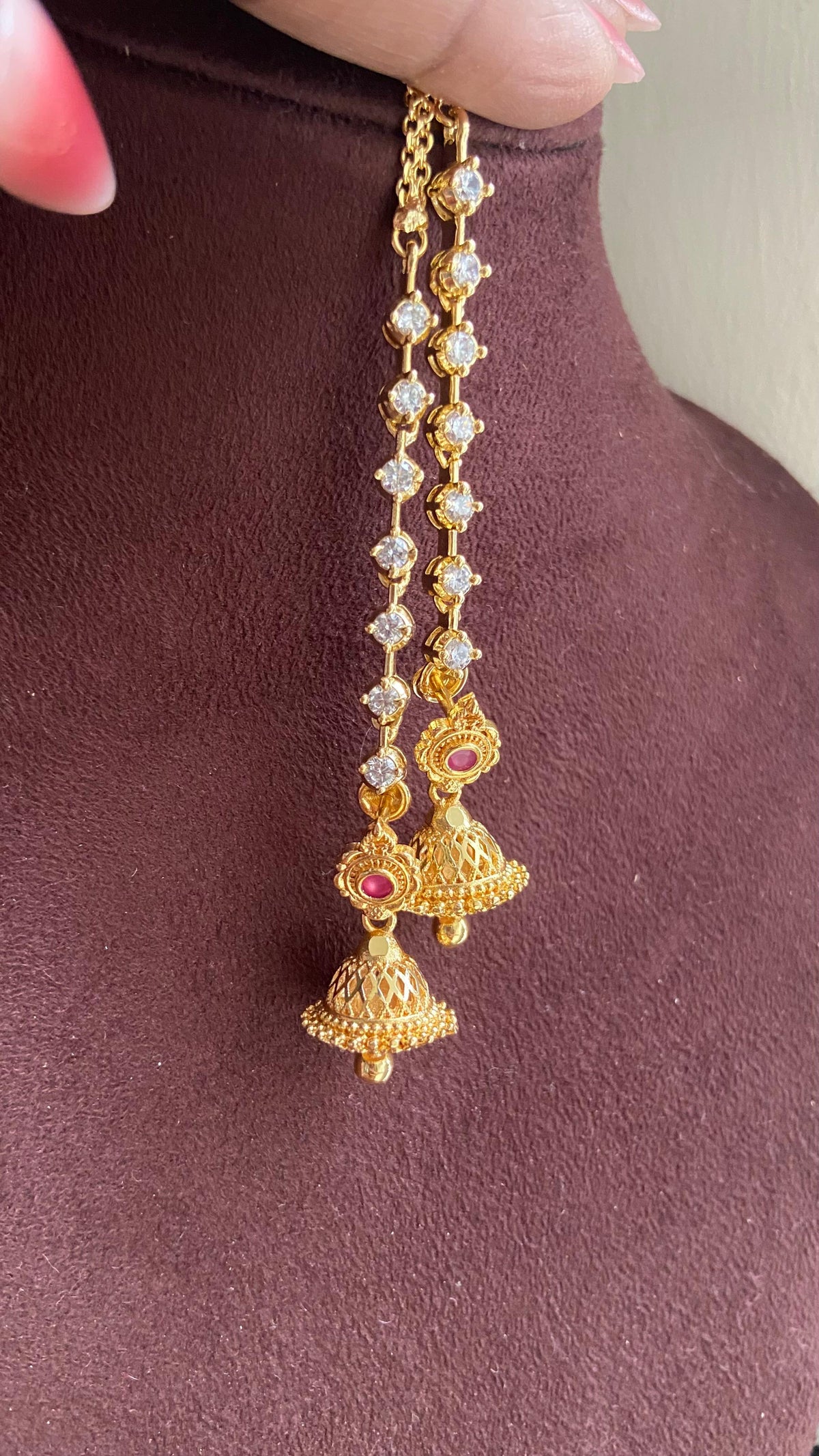 Mamitha Mini Earring With Chain