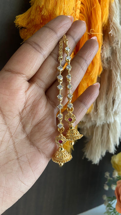 Mamitha Mini Earring With Chain