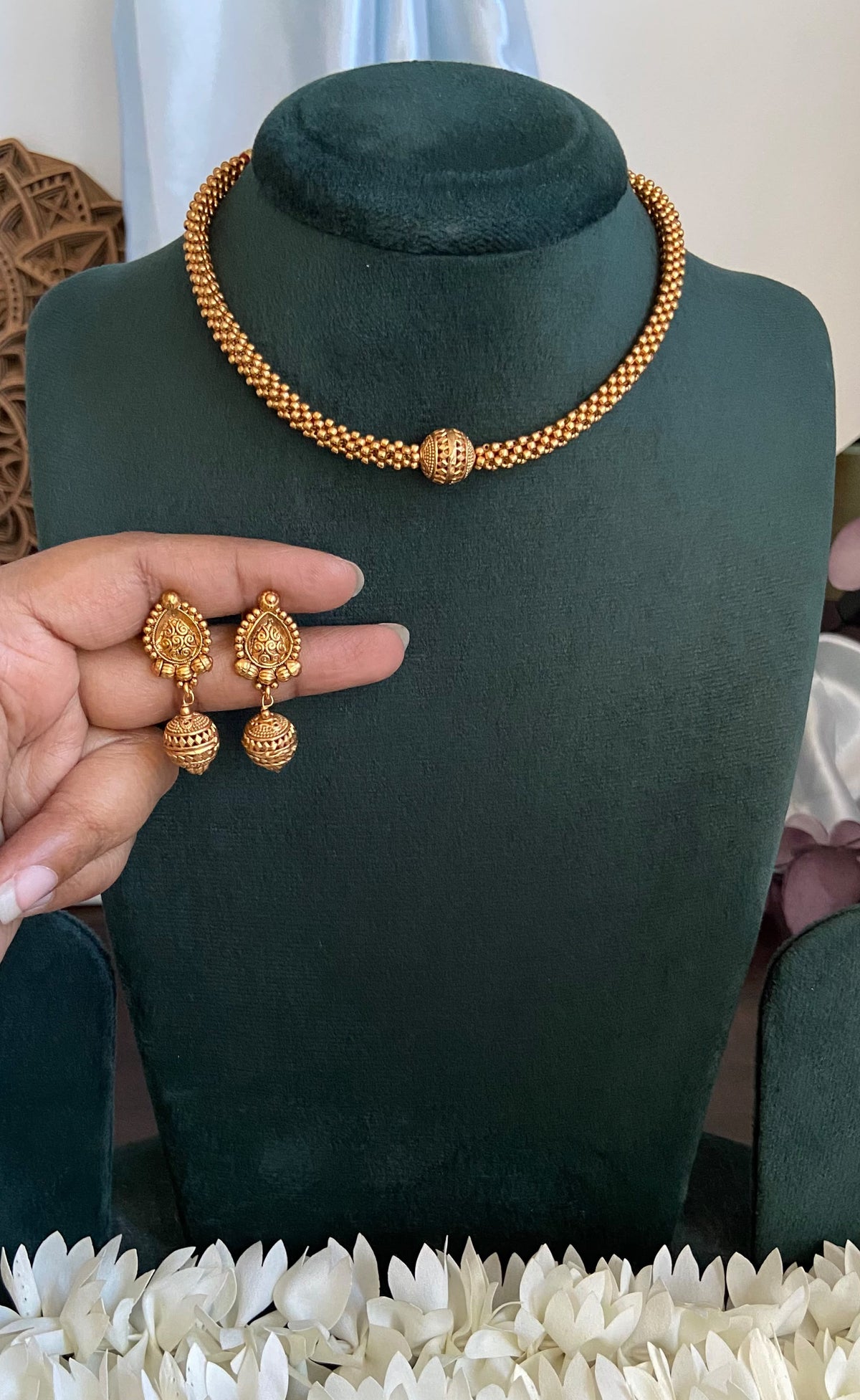 Parvathy Antique Gundu Mala