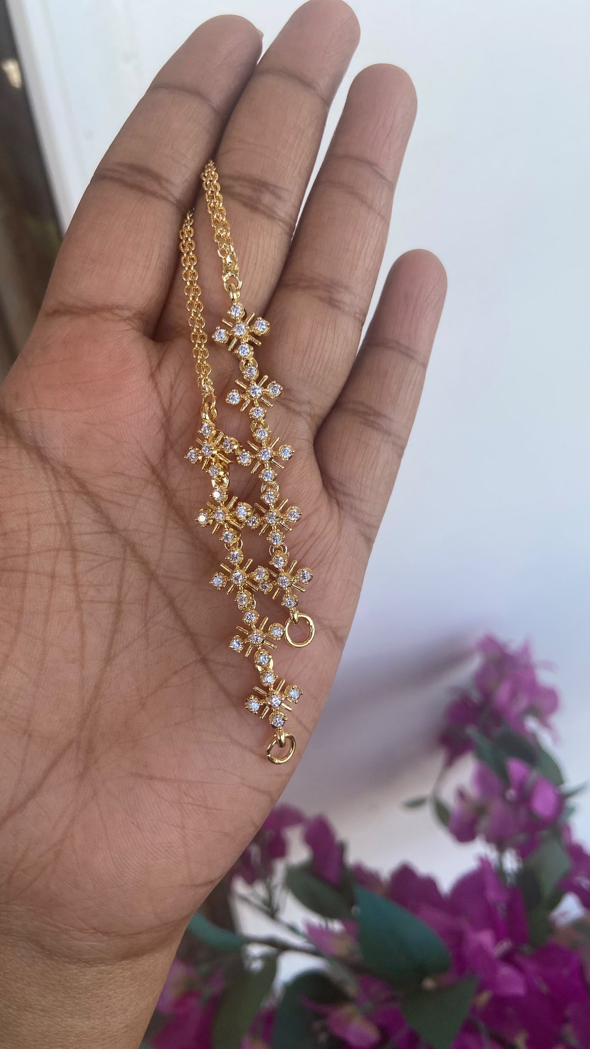 AD Stone Ear Chain
