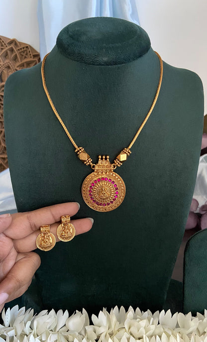 Ehika Lakshmi Pendant Necklace Set