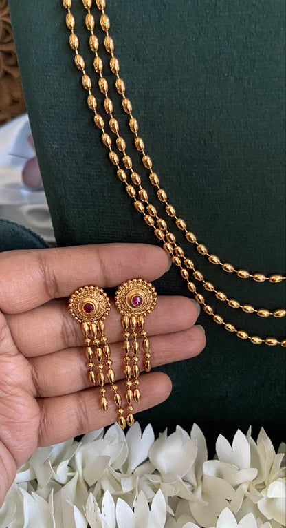3 Layer Gothambu Mala Set
