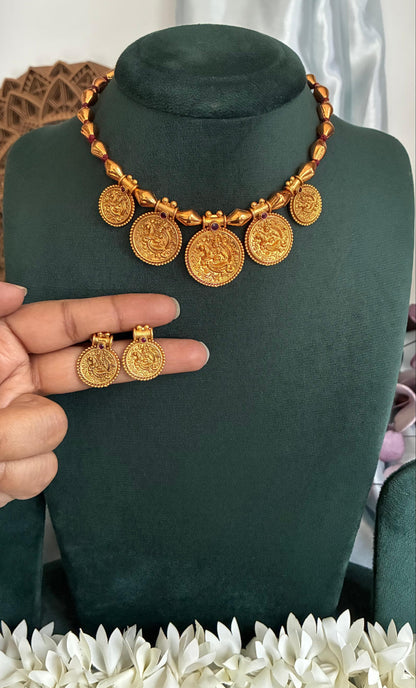 Dhriti Coin Necklace Set