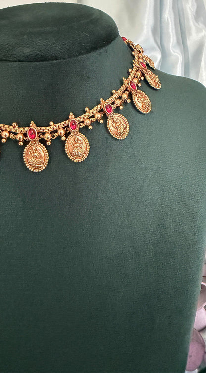 Sharika Lakshmi Necklace Set