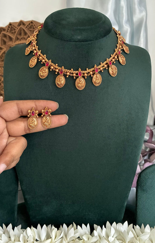 Sharika Lakshmi Necklace Set