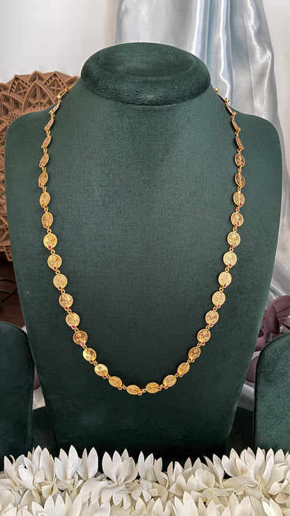 Flower Coin 8 Pidi Necklace